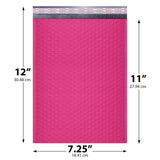 7.25x12 pink poly bubble mailer #1 padded shipping bag
