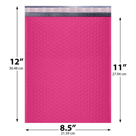 8.5x12 pink poly bubble mailer #2 padded shipping bag
