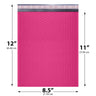 8.5x12 pink poly bubble mailer #2 padded shipping bag
