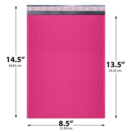 8.5x14.5 pink poly bubble mailer #3 padded shipping bag
