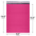 9.5x14.5 pink poly bubble mailer #4 padded shipping bag
