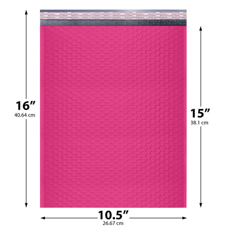 10x13 pink poly bubble mailer padded shipping bag
