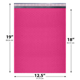 12x15 pink poly bubble mailer custom padded shipping bag
