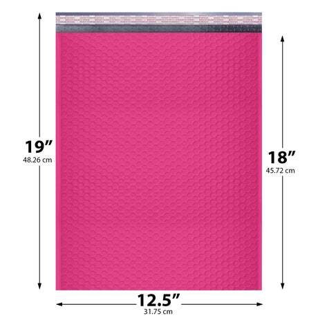 12x15 pink poly bubble mailer custom padded shipping bag
