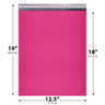 12x15 pink poly bubble mailer custom padded shipping bag
