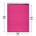 15x18 Hot Pink poly bubble mailer — #8 self-seal padded envelope, 50 pack