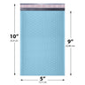 5x10 Light Blue poly bubble mailer — #00 self-seal padded envelope, 250 pack