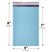 4x8 light blue poly bubble mailer #000 padded shipping bag