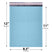 8.5x12 light blue poly bubble mailer #2 padded shipping bag

