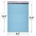 8.5x14.5 Light Blue poly bubble mailer — #3 self-seal padded envelope, 100 pack
