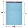 8.5x14.5 Light Blue poly bubble mailer — #3 self-seal padded envelope, 100 pack