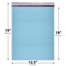 12x15 light blue poly bubble mailer custom padded shipping bag
