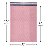 6x10 light pink poly bubble mailer #0 padded shipping bag
