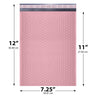 7.25x12 light pink poly bubble mailer #1 padded shipping bag
