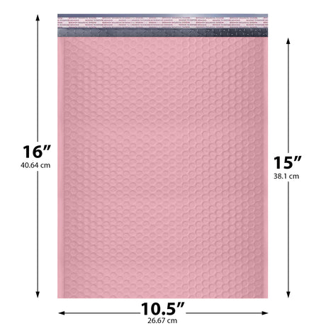 10x13 light pink poly bubble mailer padded shipping bag
