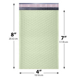 4x8 Mint Green poly bubble mailer — #000 self-seal padded envelope, 500 pack