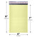 4x8 Pale Yellow poly bubble mailer — #000 self-seal padded envelope, 500 pack