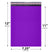7.25x12 purple poly bubble mailer #1 padded shipping bag
