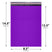 8.5x14.5 purple poly bubble mailer #3 padded shipping bag
