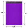 8.5x14.5 purple poly bubble mailer #3 padded shipping bag
