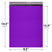 9.5x14.5 purple poly bubble mailer #4 padded shipping bag

