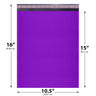 10x13 purple poly bubble mailer padded shipping bag
