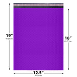 12x15 purple poly bubble mailer custom padded shipping bag