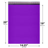 14.25x20 purple poly bubble mailer #7 padded shipping bag
