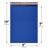 6x10 royal blue poly bubble mailer #0 padded shipping bag
