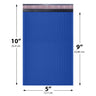 5x10 Royal Blue poly bubble mailer — #00 self-seal padded envelope, 250 pack