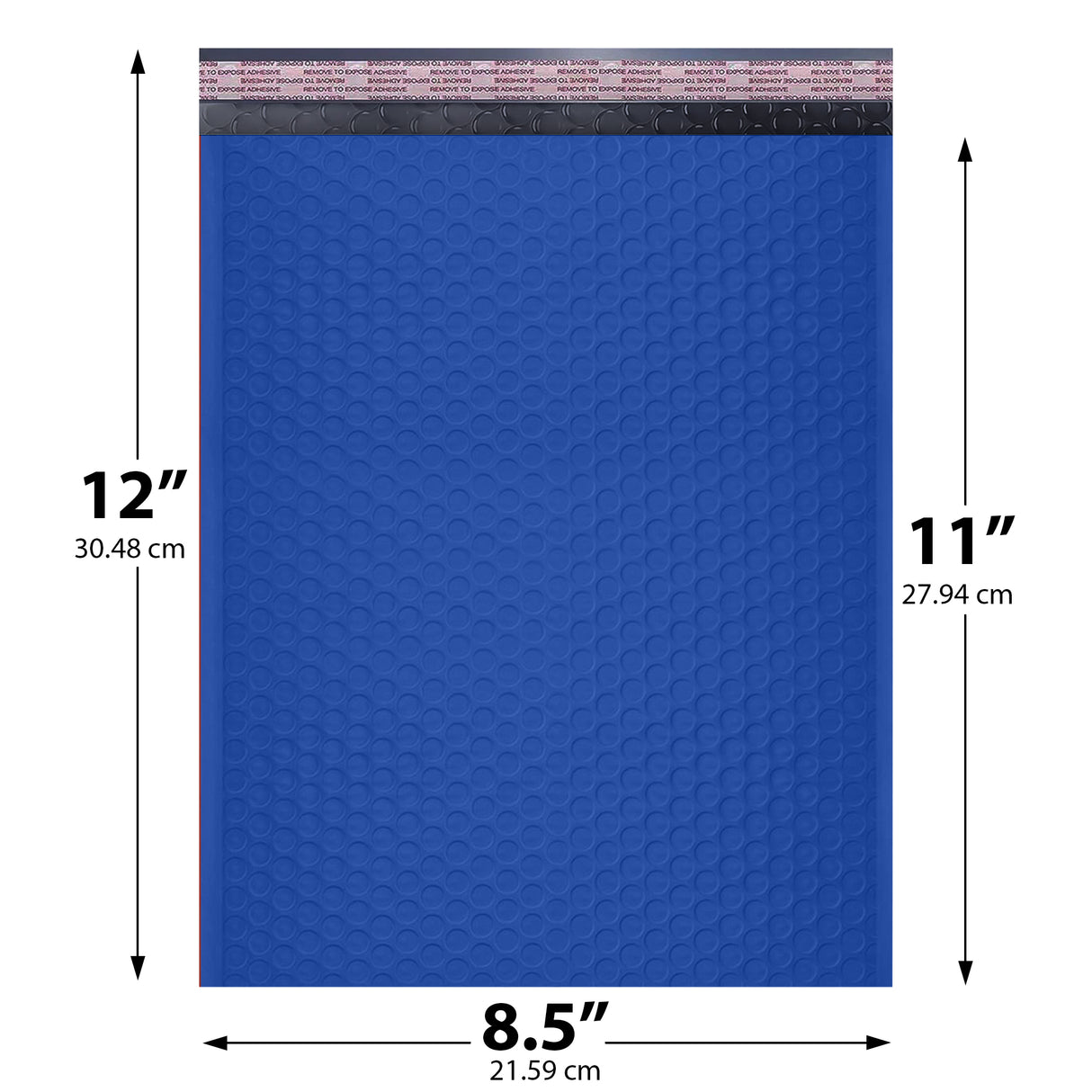 8.5x12 royal blue poly bubble mailer #2 padded shipping bag
