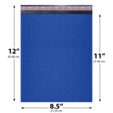 8.5x12 royal blue poly bubble mailer #2 padded shipping bag
