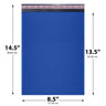 8.5x14.5 Royal Blue poly bubble mailer — #3 self-seal padded envelope, 100 pack