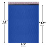 9.5x14.5 royal blue poly bubble mailer #4 padded shipping bag
