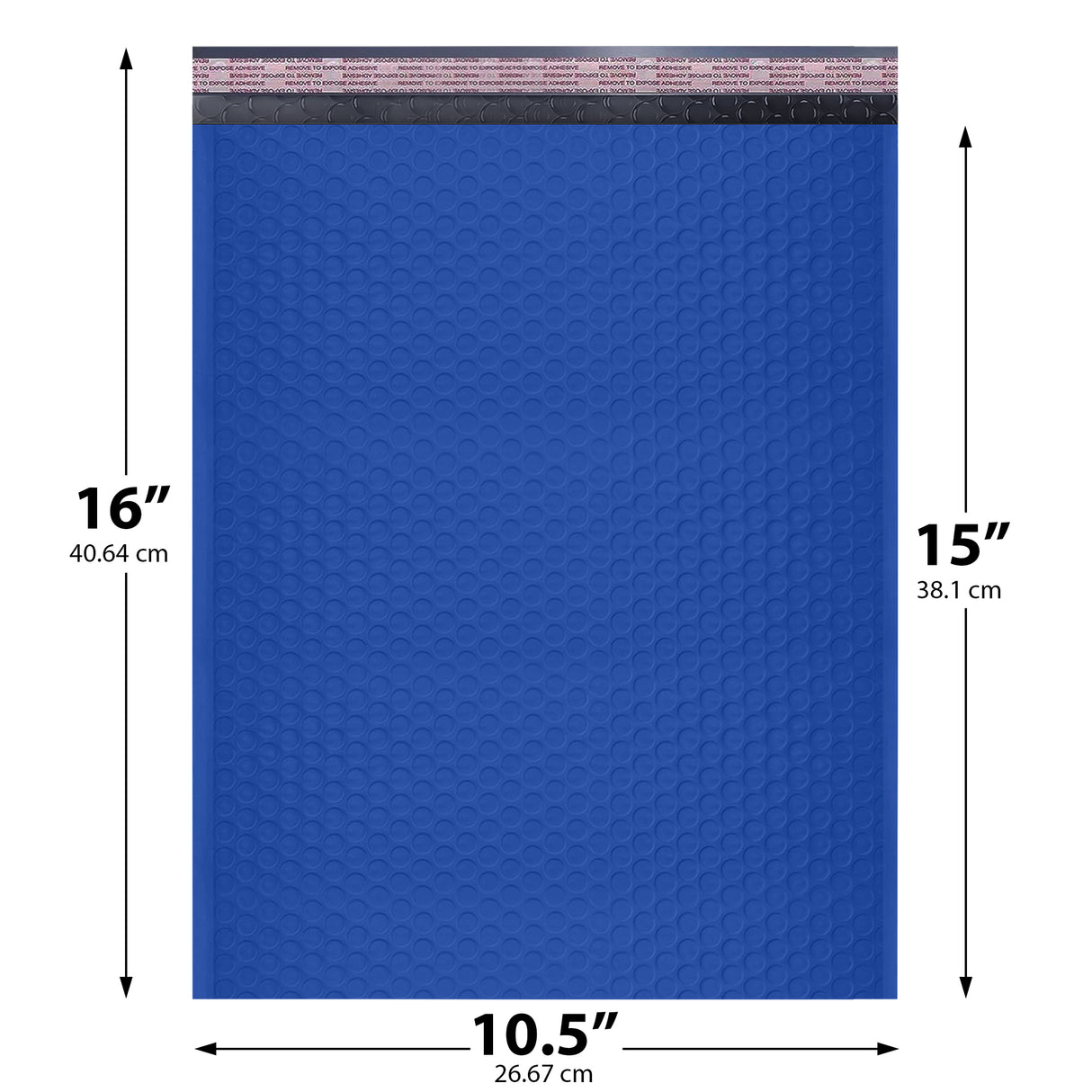10x13 royal blue poly bubble mailer padded shipping bag
