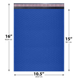 10x13 royal blue poly bubble mailer padded shipping bag
