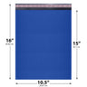 10x13 royal blue poly bubble mailer padded shipping bag
