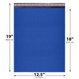 12x15 royal blue poly bubble mailer custom padded shipping bag
