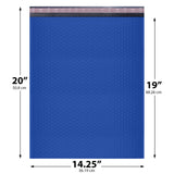 14.25x20 royal blue poly bubble mailer #7 padded shipping bag
