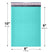 6x10 teal poly bubble mailer #0 padded shipping bag
