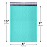 6x10 teal poly bubble mailer #0 padded shipping bag
