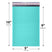 5x10 Teal poly bubble mailer — #00 self-seal padded envelope, 250 pack