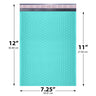 7.25x12 teal poly bubble mailer #1 padded shipping bag
