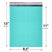 8.5x12 teal poly bubble mailer #2 padded shipping bag
