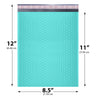 8.5x12 teal poly bubble mailer #2 padded shipping bag

