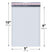 5x10 white poly bubble mailer #00 padded shipping bag