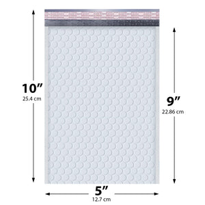 5x10 Poly Bubble Mailers — #00 Self-Seal Padded Shipping Envelopes