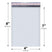 4x8 white poly bubble mailer #000 padded shipping bag