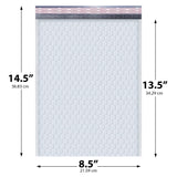 8.5x14.5 white poly bubble mailer #3 padded shipping bag
