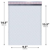 9.5x14.5 white poly bubble mailer #4 padded shipping bag
